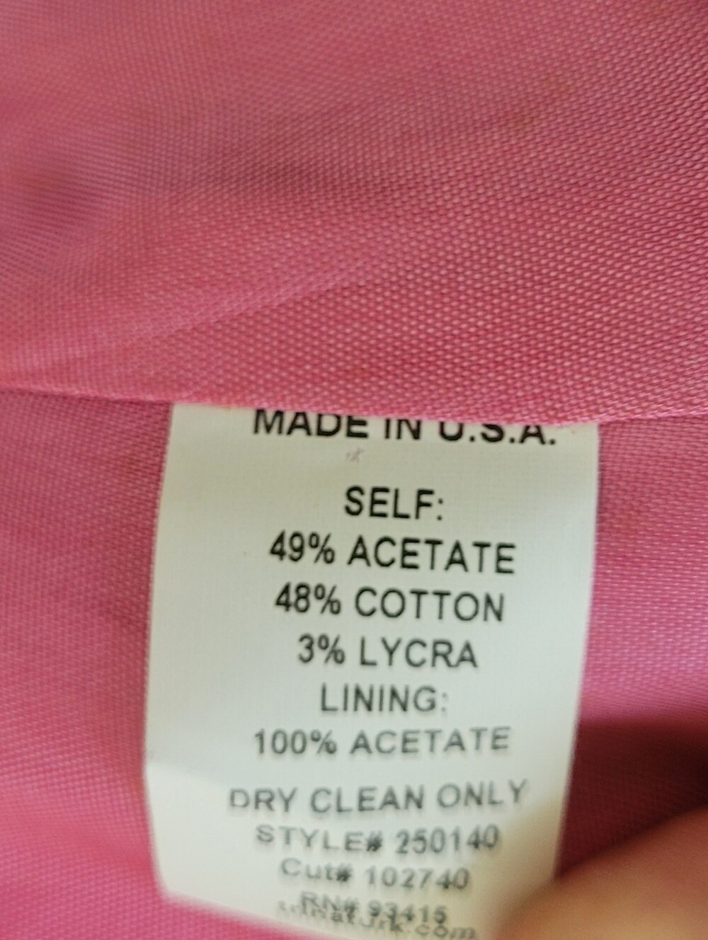 Trina Turk Pink Pant Suit Size 8 - Picture 10 of 11